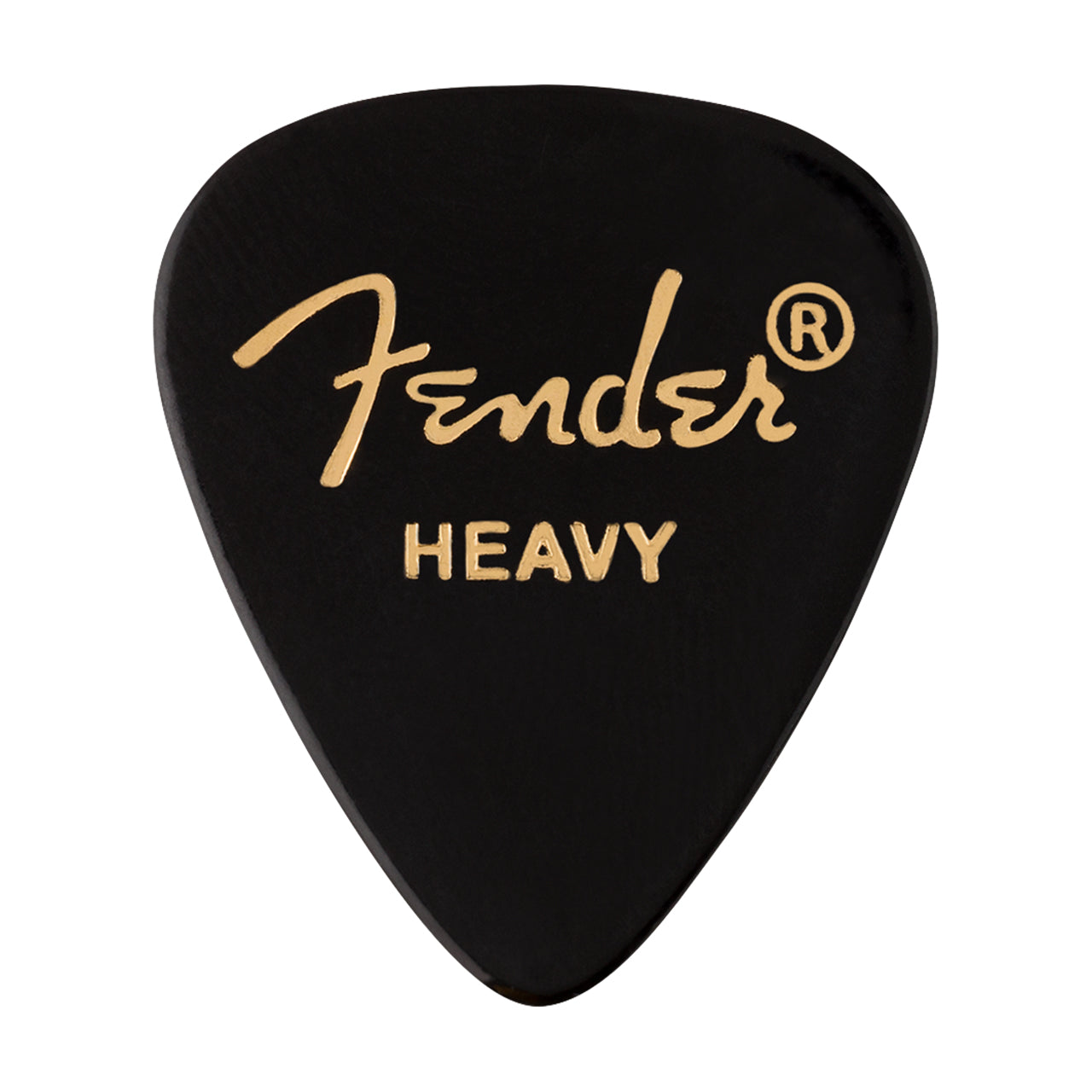 Fender Classic Celluloid 351 Shape Heavy 12-Pack Guitar Picks, Black