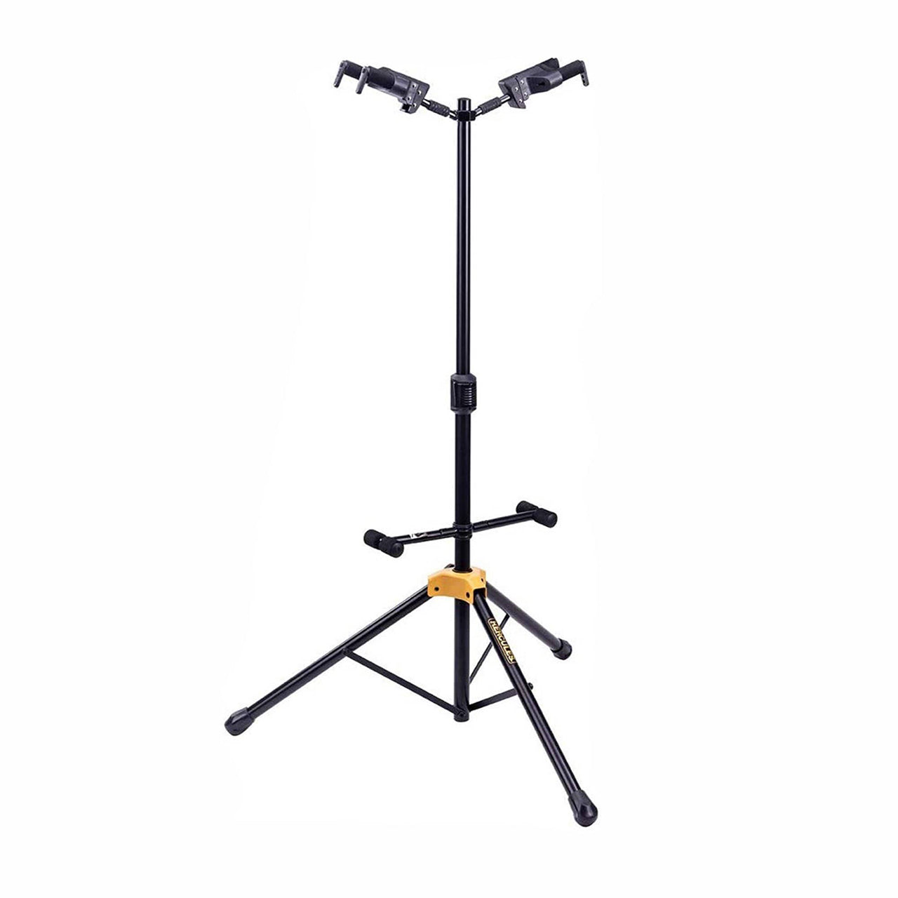 Hercules Stands GS422B PLUS Series Dual Guitar Stand W/ Auto Grip & Foldable Backrest