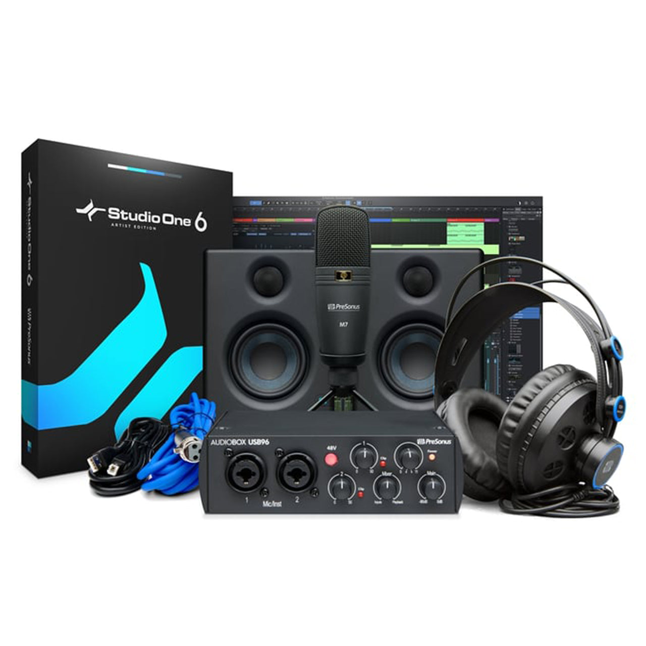 PreSonus 25th Anniversary Edition AudioBox Ultimate Bundle, Black