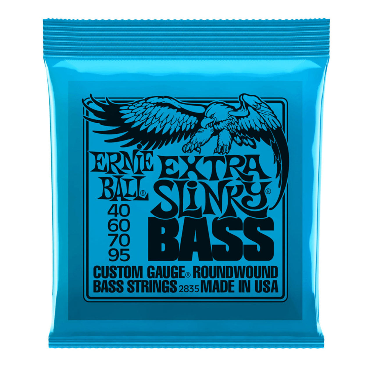 Ernie Ball Extra Slinky Nickel Wound, Electric Bass Strings
