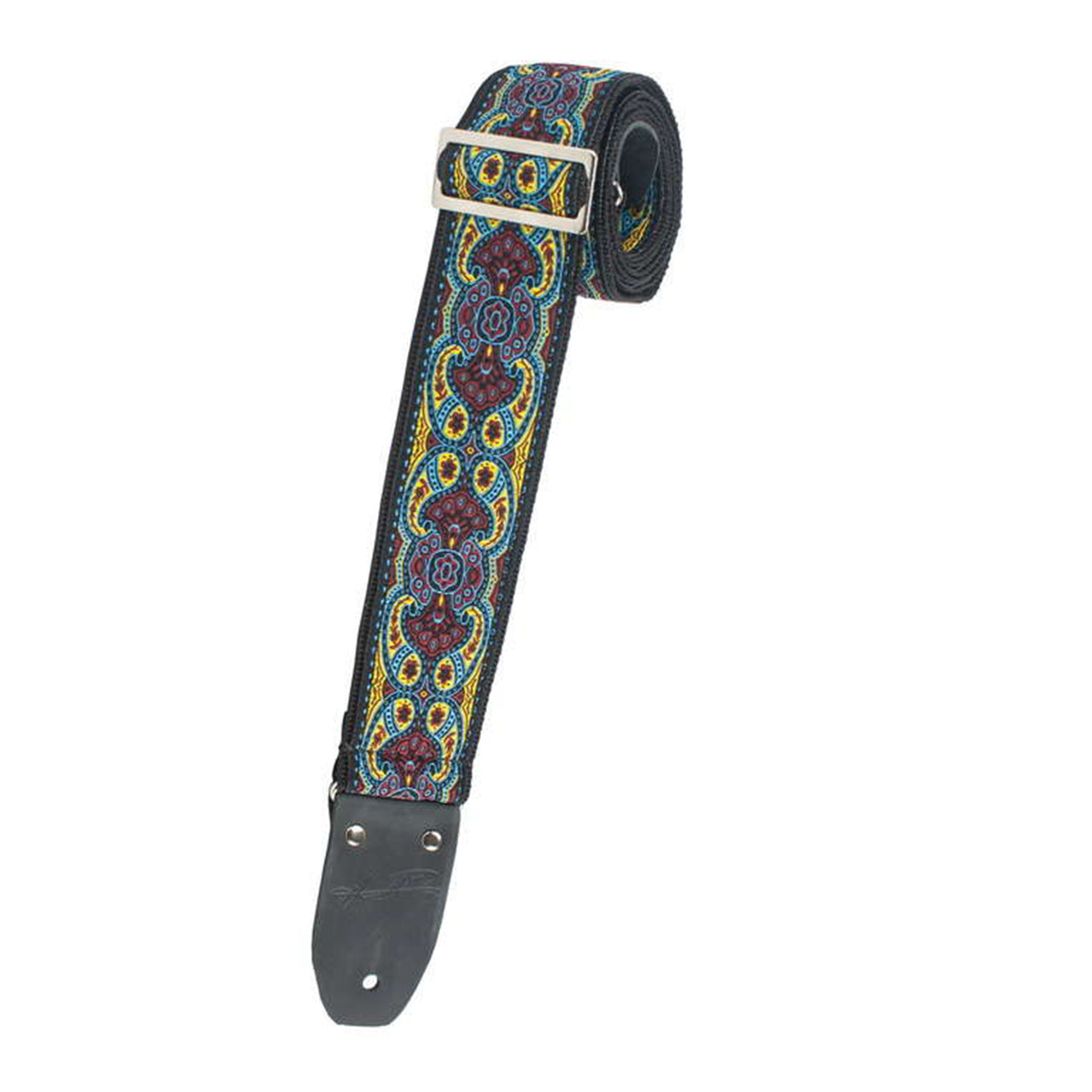 Henry Heller Tri Glide W/ Nylon Backing Guitar Strap, Woven Jacquard