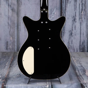 Danelectro '59 Triple Divine Electric Guitar, Black, back closeup