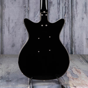 Danelectro D59M-PLUS '59 New Old Stock Plus Electric Guitar, Black, back closeup