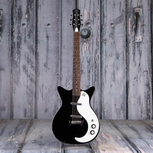 Danelectro D59M-PLUS '59 New Old Stock Plus Electric Guitar, Black, front