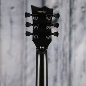 ESP E-II Eclipse QM Electric Guitar, Tiger Eye Sunburst, back headstock