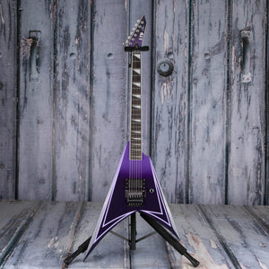 ESP LTD Alexi Hexed Electric Guitar, Purple Fade W/ Pinstripes, front