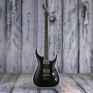 ESP LTD MH-1000NT BB Electric Guitar, Black Satin / Bold Binding, front