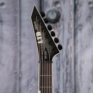 ESP LTD MH-1000NT Electric Guitar, Charcoal Burst, front headstock