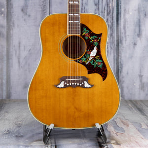 Epiphone 1963 Dove Reissue Acoustic/Electric Guitar, Natural, front closeup