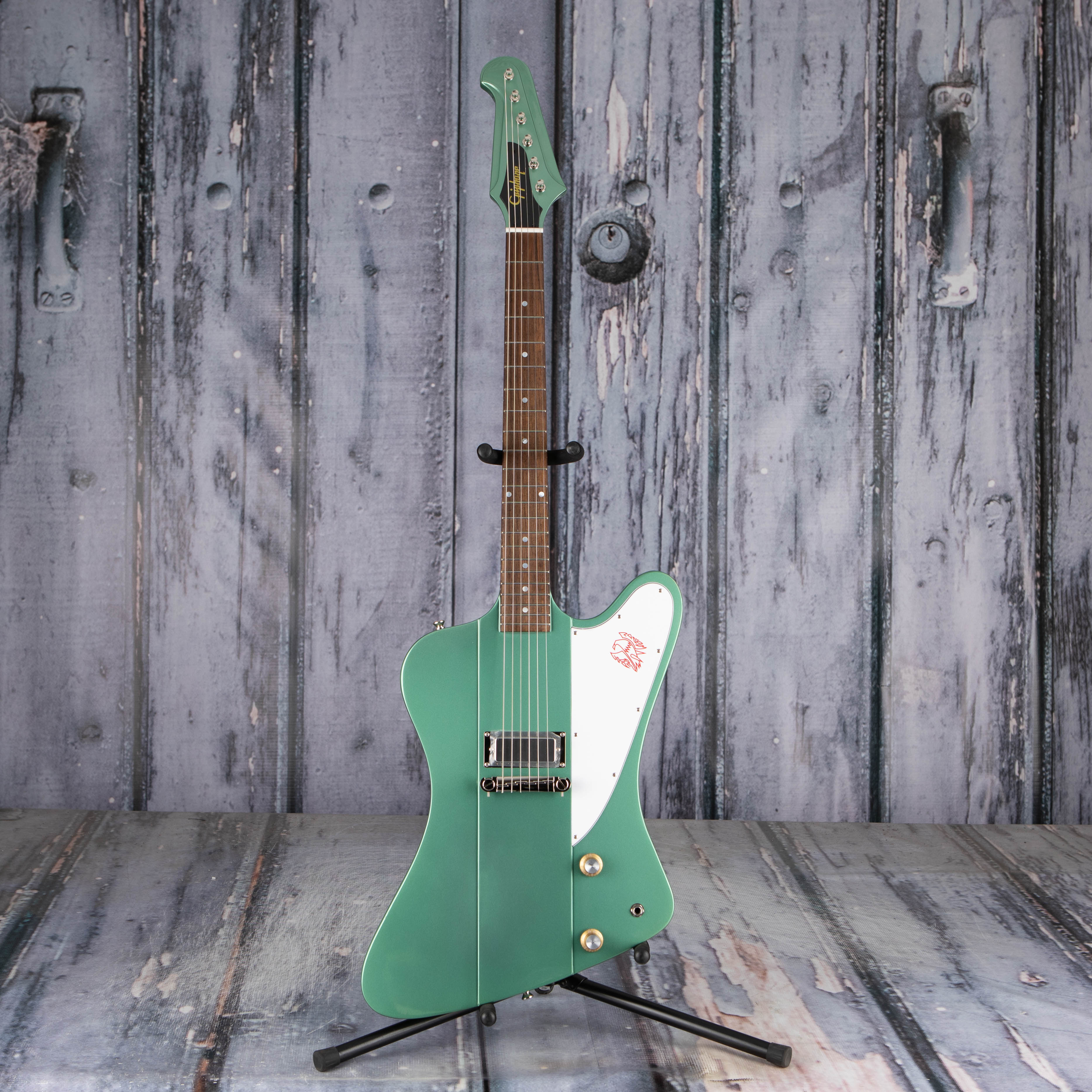 Epiphone 1963 Firebird I Electric Guitar, Inverness Green, front