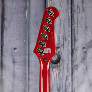 Epiphone 1963 Firebird V Electric Guitar, Ember Red, back headstock
