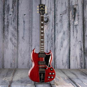 Epiphone 1964 SG Standard W/ Maestro Vibrola Reissue Electric Guitar, Cherry Red, front
