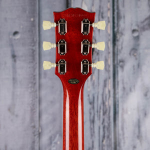 Epiphone 1964 SG Standard W/ Maestro Vibrola Reissue Electric Guitar, Cherry Red, back headstock