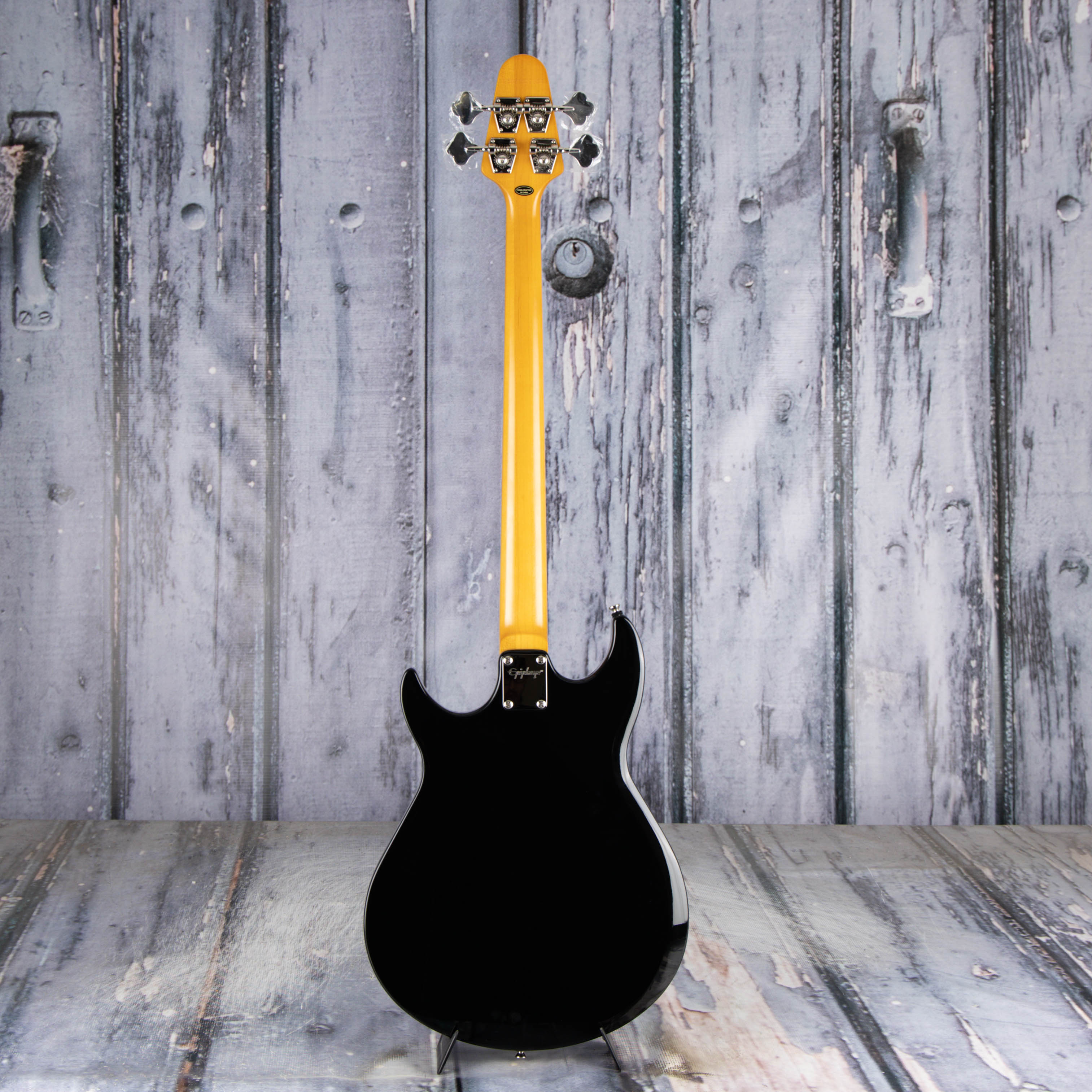 Epiphone Grabber Electric Bass Guitar, Ebony, back