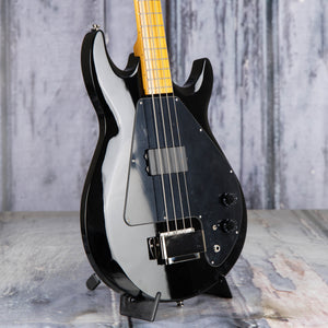Epiphone Grabber Electric Bass Guitar, Ebony, angle