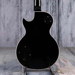 Epiphone Les Paul Custom Electric Guitar, Ebony, back closeup