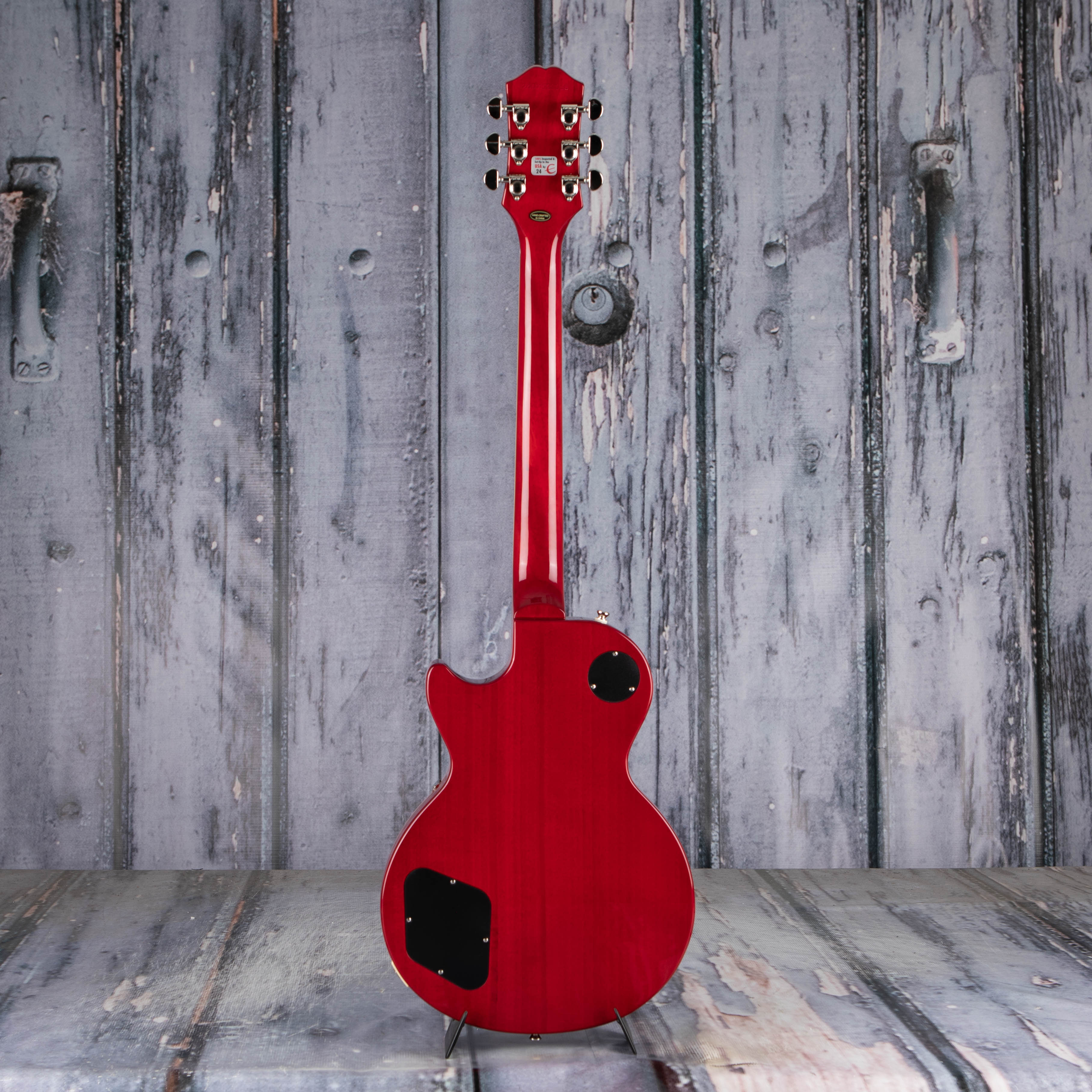 Epiphone Les Paul Standard 60s Figured Electric Guitar, Heritage Cherry Sunburst, back