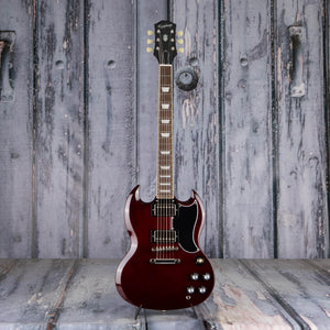 Epiphone SG Standard 60s Electric Guitar, Dark Wine Red, front