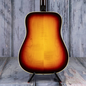 Epiphone USA Frontier Acoustic/Electric Guitar, Frontier Burst, back closeup