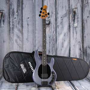 Ernie Ball Music Man DarkRay Electric Bass Guitar, Starry Night, case