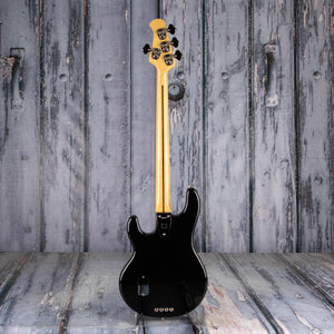 Ernie Ball Music Man Retro '70s StingRay Electric Bass Guitar, Black, back
