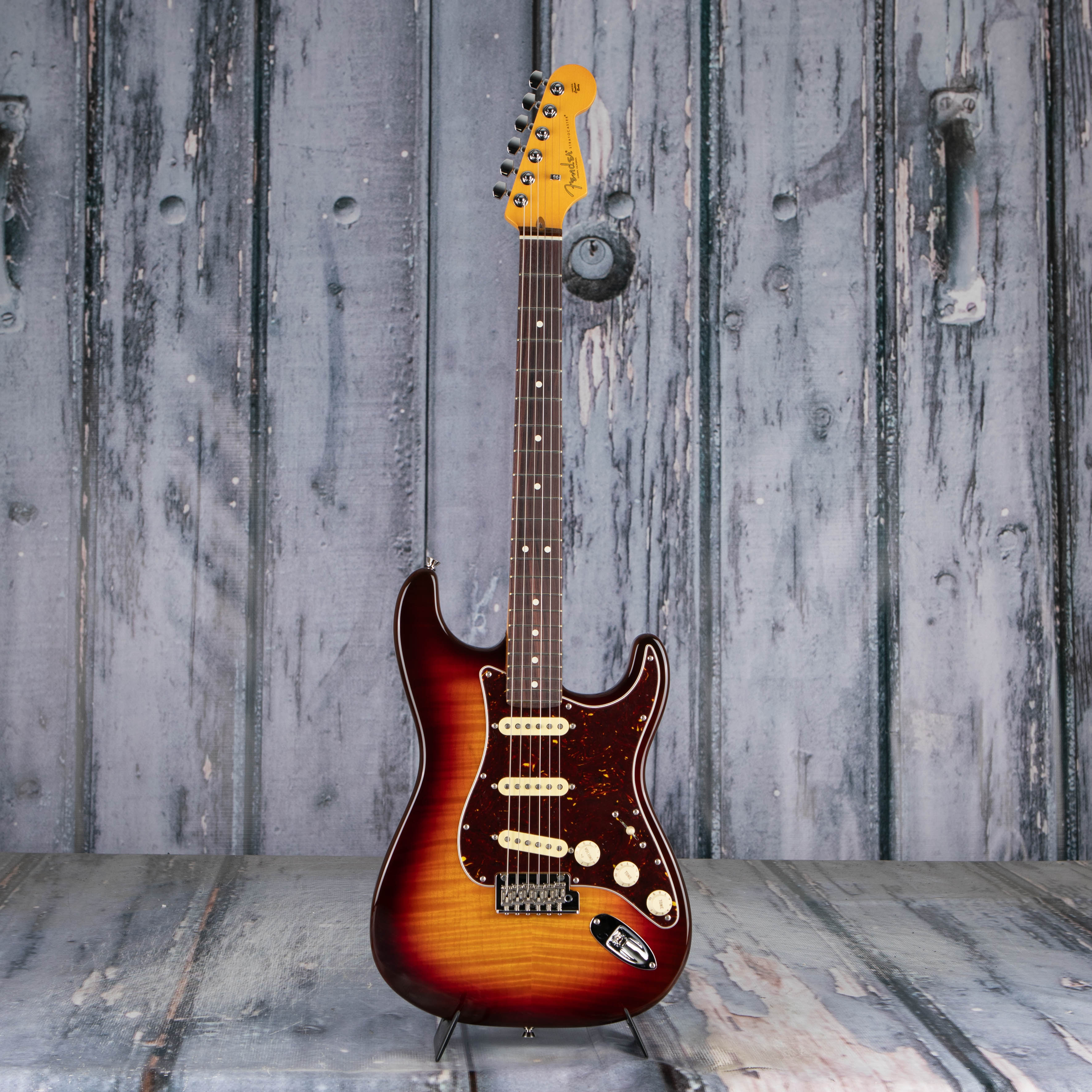 Fender 70th Anniversary American Professional II Stratocaster Electric Guitar, Comet Burst, front