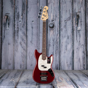 Fender American Performer Mustang Bass Guitar, Aubergine, front
