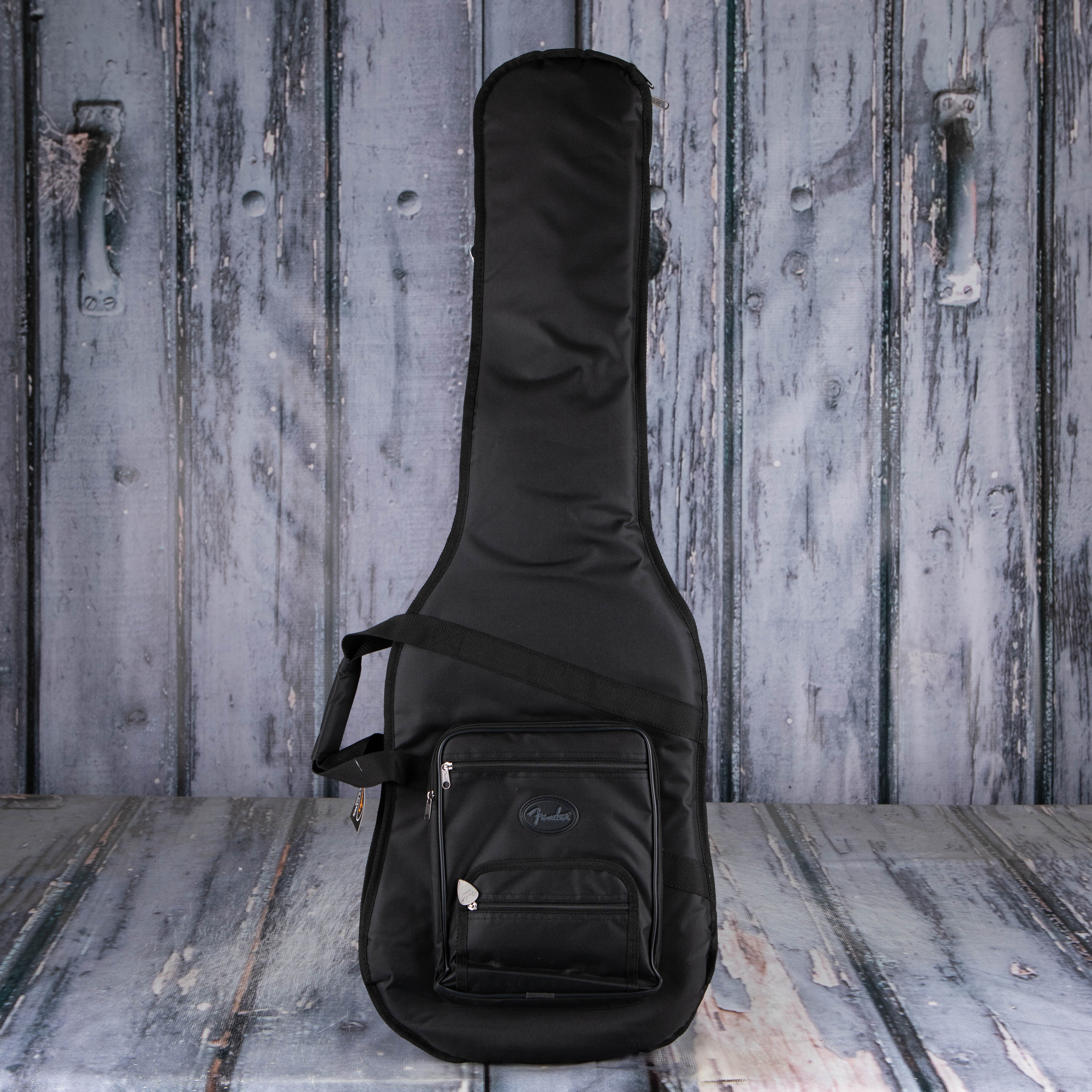 Fender American Performer Mustang Bass Guitar, Aubergine, bag