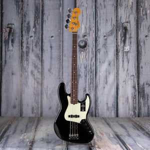 Fender American Professional II Jazz Bass Guitar, Black, front