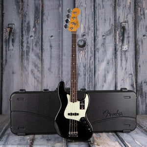 Fender American Professional II Jazz Bass Guitar, Black, case