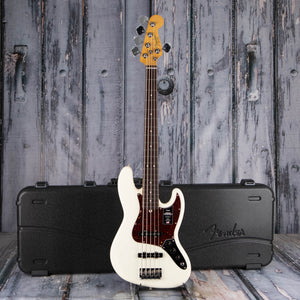 Fender American Professional II Jazz Bass V 5-String Guitar, Olympic White, case