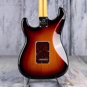 Fender American Professional II Stratocaster Electric Guitar, 3-Color Sunburst, back closeup