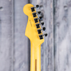 Fender American Professional II Stratocaster Electric Guitar, 3-Color Sunburst, back headstock