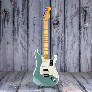 Fender American Professional II Stratocaster Electric Guitar, HSS, Mystic Surf Green, front