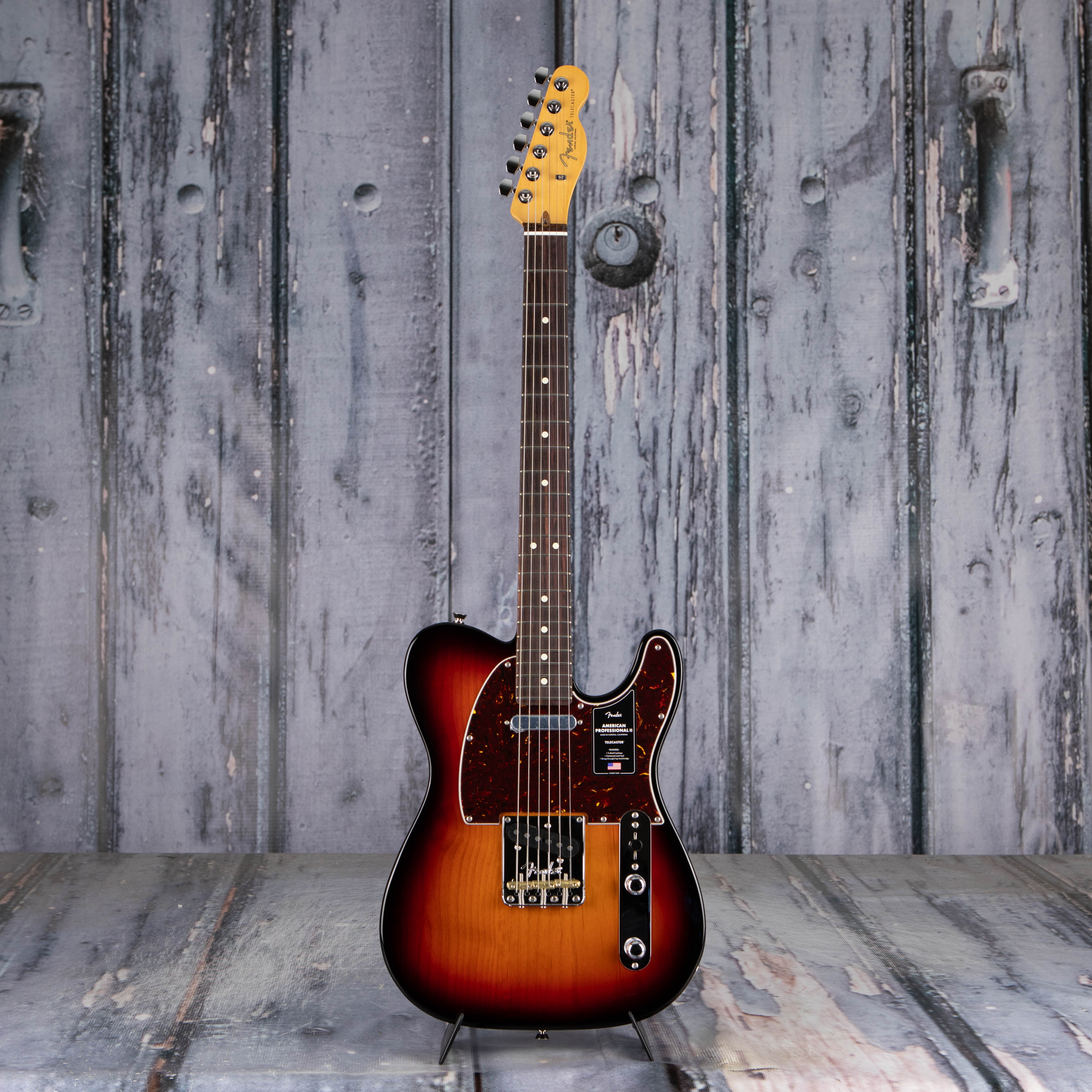 Fender American Professional II Telecaster Electric Guitar, 3-Color Sunburst, front
