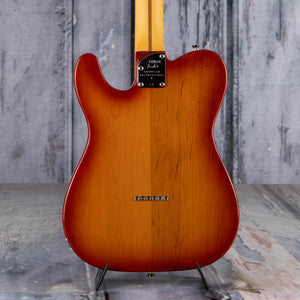 Fender American Professional II Telecaster Electric Guitar, Sienna Sunburst, back closeup