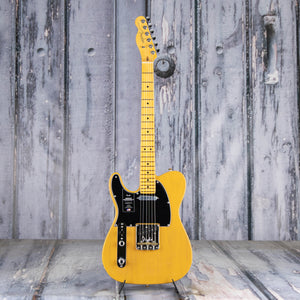 Fender American Professional II Telecaster Left-Handed Electric Guitar, Butterscotch Blonde, front