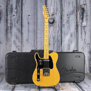 Fender American Professional II Telecaster Left-Handed Electric Guitar, Butterscotch Blonde, case