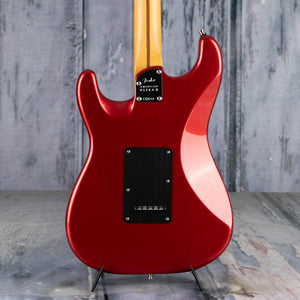 Fender American Ultra II Stratocaster Electric Guitar, Sinister Red, back closeup