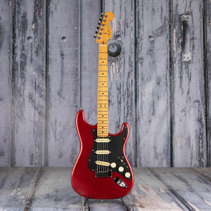 Fender American Ultra II Stratocaster Electric Guitar, Sinister Red, front