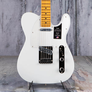 Fender American Ultra II Telecaster Electric Guitar, Avalanche, front closeup