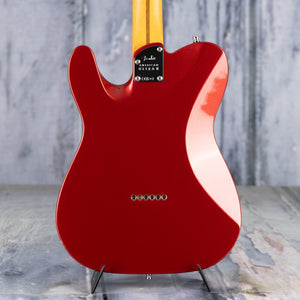 Fender American Ultra II Telecaster Electric Guitar, Sinister Red, back closeup
