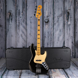 Fender American Ultra Jazz Bass Guitar, Maple Fingerboard, Texas Tea, case