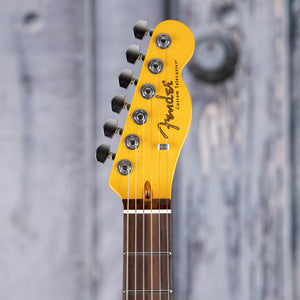 Fender American Ultra Luxe '60s Telecaster Custom Electric Guitar, 3-Color Sunburst, front headstock