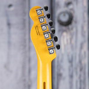 Fender American Ultra Luxe '60s Telecaster Custom Electric Guitar, 3-Color Sunburst, back headstock