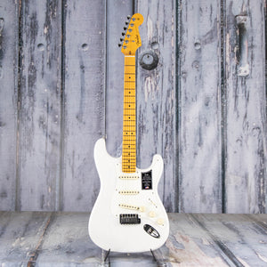 Fender American Ultra Luxe Vintage '50s Stratocaster Electric Guitar, White Blonde, front