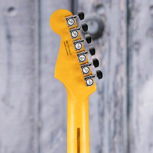 Fender American Ultra Luxe Vintage '50s Stratocaster Electric Guitar, White Blonde, back headstock