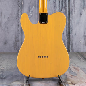 Fender American Vintage II 1951 Telecaster Electric Guitar, Butterscotch Blonde, back closeup