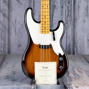 Fender American Vintage II 1954 Precision Bass Guitar, 2-Color Sunburst, coa