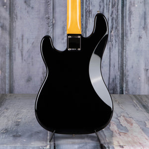 Fender American Vintage II 1960 Precision Bass Guitar, Black, back closeup